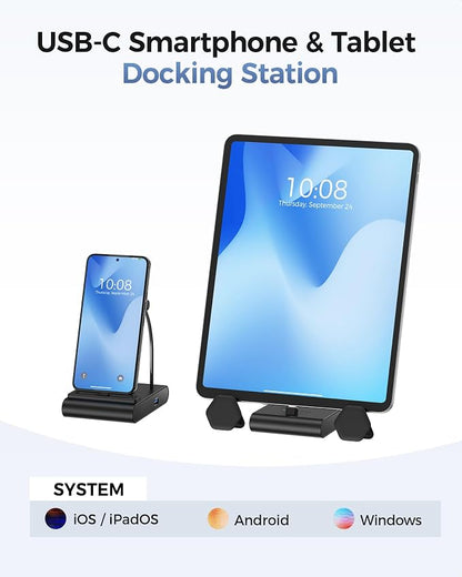 Cable Matters 5-in-1 iPhone 16/15 USB C Hub, 4K@60Hz HDMI | iPad Docking Stand - Image 7