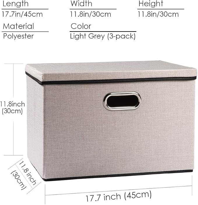 PRANDOM Large Foldable Storage Bins - Image 6