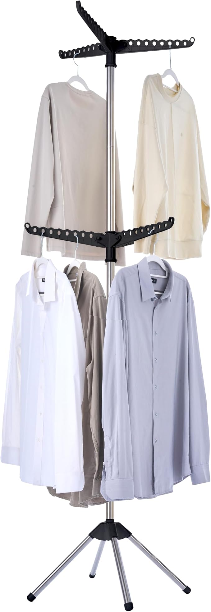 CASAMAYA Clothes Drying Rack Foldable, 74.8 inch 2 Tier Laundry Drying Rack by Unknown