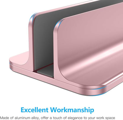 OMOTON Vertical Laptop Stand Holder, Desktop Aluminum Stand - Image 6