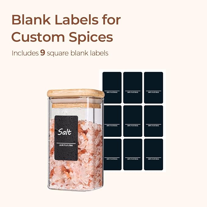 ComSaf 6Pcs 10 oz Large Spice Jars - Image 5