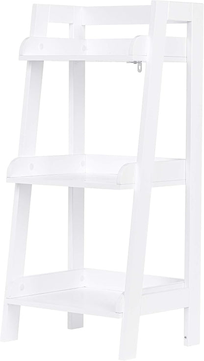 UTEX 3-Tier Bathroom Ladder Shelf, Small Towel Storage Rack, 2 Built-In Handles - Image 8