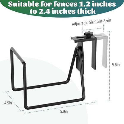 Garden Hose Holder, Adjustable Hose Hanger Wall Mount - Image 2