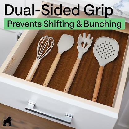 GORILLA GRIP DripGuard Shelf Liner, Non-Adhesive Drawer and Kitchen Cabinet - Image 4
