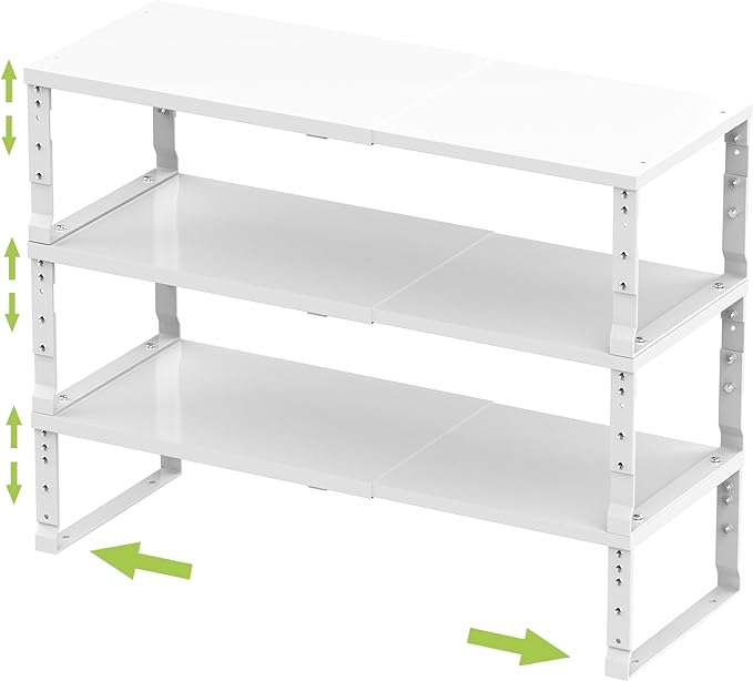 Expandable Stackable Spice Rack Organizer by JOJOCROSSHIGHQUALITYLIFE