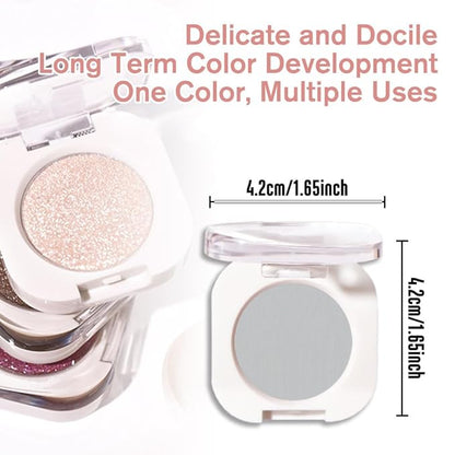 Grey Single Matte Eyeshadow Makeup, Neutral Powde Eye Shadow - Image 5