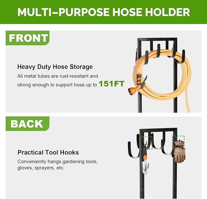 Heavy-Duty Garden Hose Holder - Image 5