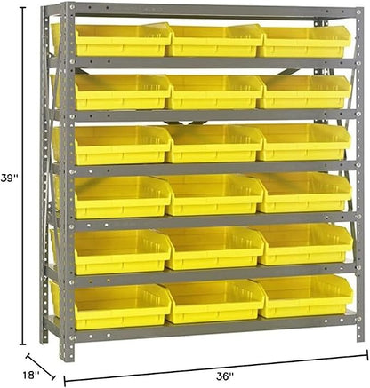 Quantum Storage Systems 1839-110YL Steel Shelving Unit - Image 2