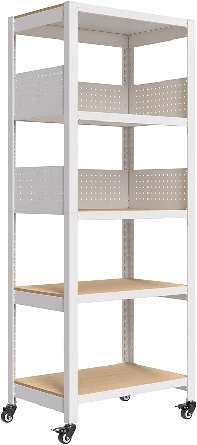 HOMEDANT 5-Tier Rolling Shelving Unit by TheBestOrganizingSolution