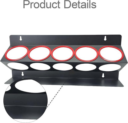 Bottle Storage Rack Spray Bottle Holder Watering Can Rack Iron Storage Shelf Car - Image 4