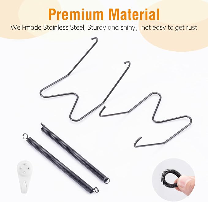 Bilillo 14 pcs Plate Hangers for The Wall, 4/6/8/10/12 Inch Invisible Plates - Image 4