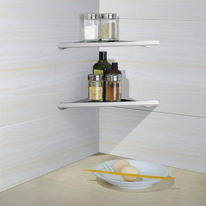 2 Pcs 304 Stainless Steel Corner Shelf - Image 7