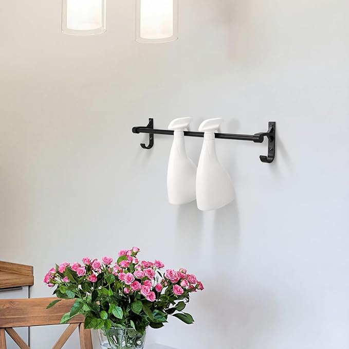 2 Pcs Spray Bottle Holder 6-8 Spray Bottle Organizer Displays Tool Wall Mount - Image 5