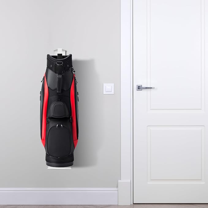 Wall Mount Golf Bag Storage Stand Organizer Rack - Image 5