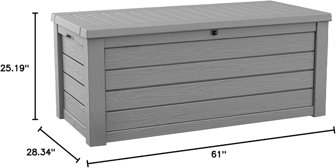 Keter Westwood 150 Gallon Resin Large Outdoor Storage Box - Image 10