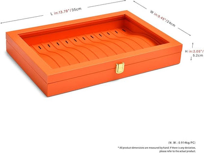 Oirlv Premium Leather Necklace Bracelet Organizer Tray - Image 5