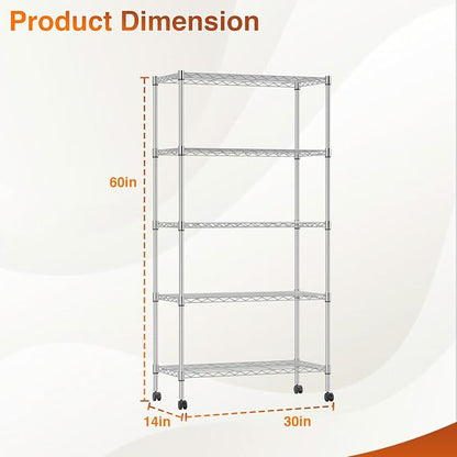 BestOffice | 5-Tier Wire Shelf - Image 3
