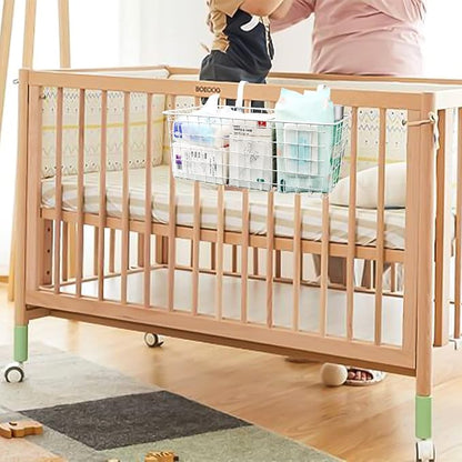 Bedside Hanging Wire Basket for Storage Bedside Caddy Hanging Organizer Bunk - Image 5