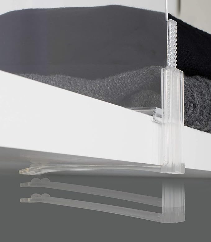 Richards Acrylic Closet Shelf Divider and Separator 6 Pack- Great - Image 5
