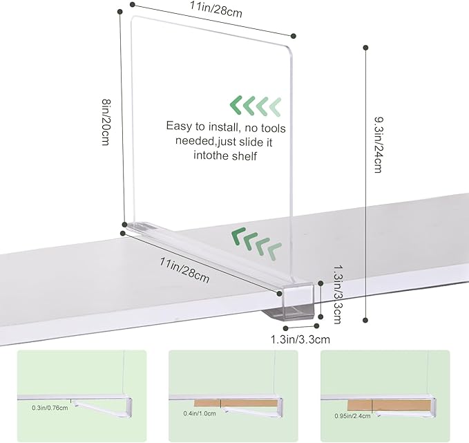 Shelf Dividers for Closet Organization - Image 3