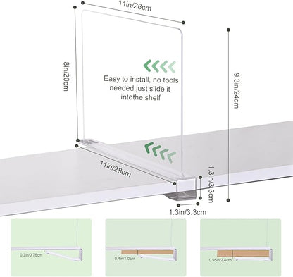 Shelf Dividers for Closet Organization - Image 3