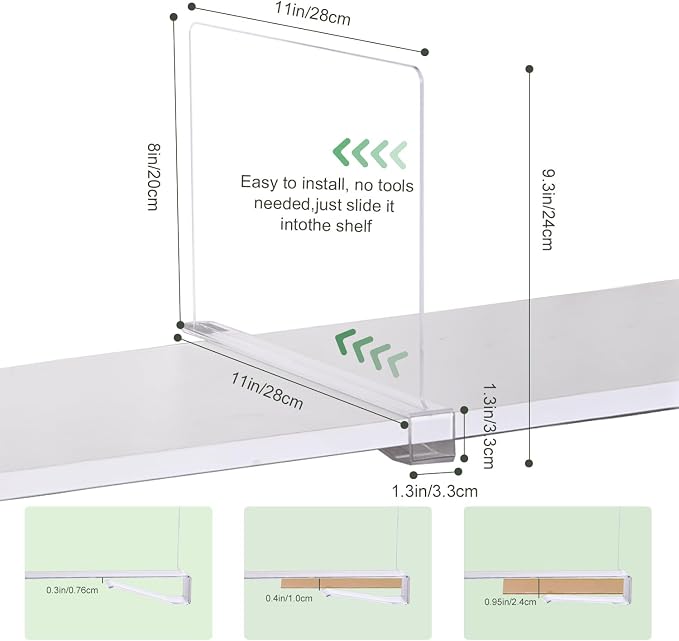 Shelf Dividers for Closet Organization - Image 3