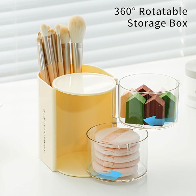 FABROK 2-Layer Clear Hair Accessories Organizer - Image 4