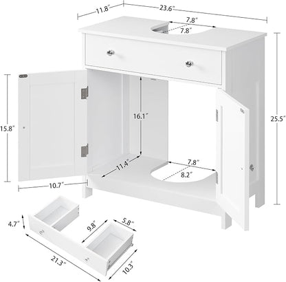 TEENFON Pedestal Sink Storage Cabinet - Image 3