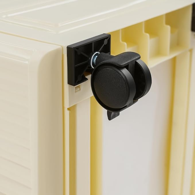 4 Drawers Storage Bins with Wheels, 4-Tier Storage Cabinet with Drawers - Image 9