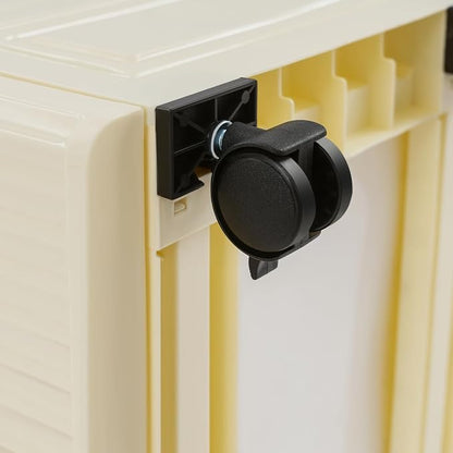4 Drawers Storage Bins with Wheels, 4-Tier Storage Cabinet with Drawers - Image 9