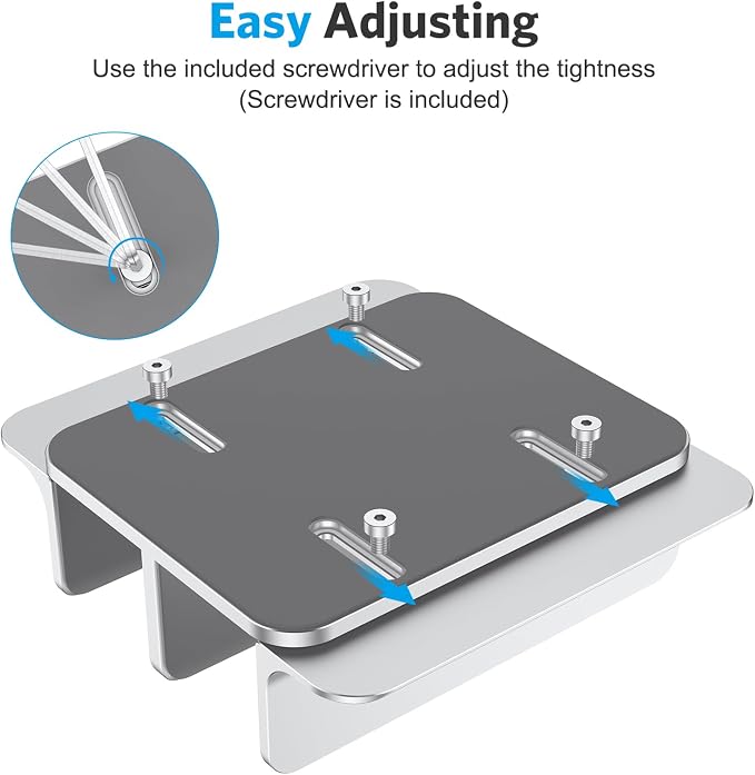 OMOTON Vertical Laptop Stand, Desktop Aluminum Mac Book Stand - Image 5