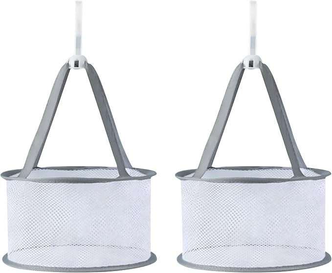 SooGree 2PCS Makeup Brush Dryer Hanging Mesh Rack Basket by SooGree