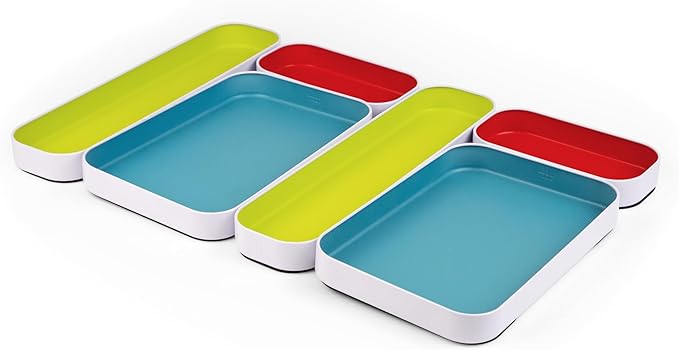 Three by Three Seattle 6 Piece Shallow Metal Organizer Tray Set by ThreebyThreeSeattle