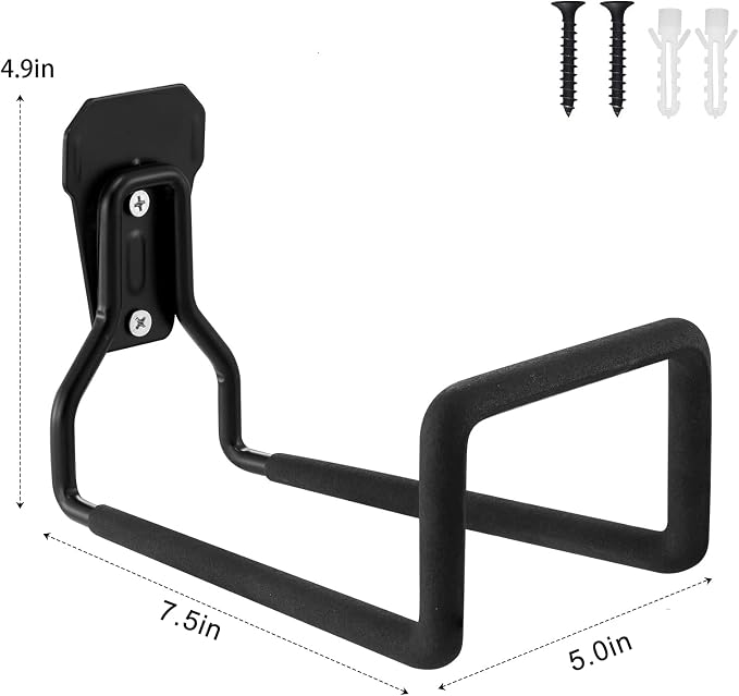 Hose Hanger, Heavy Duty Metal Hose Holder Wall Mount, Hook - Image 6
