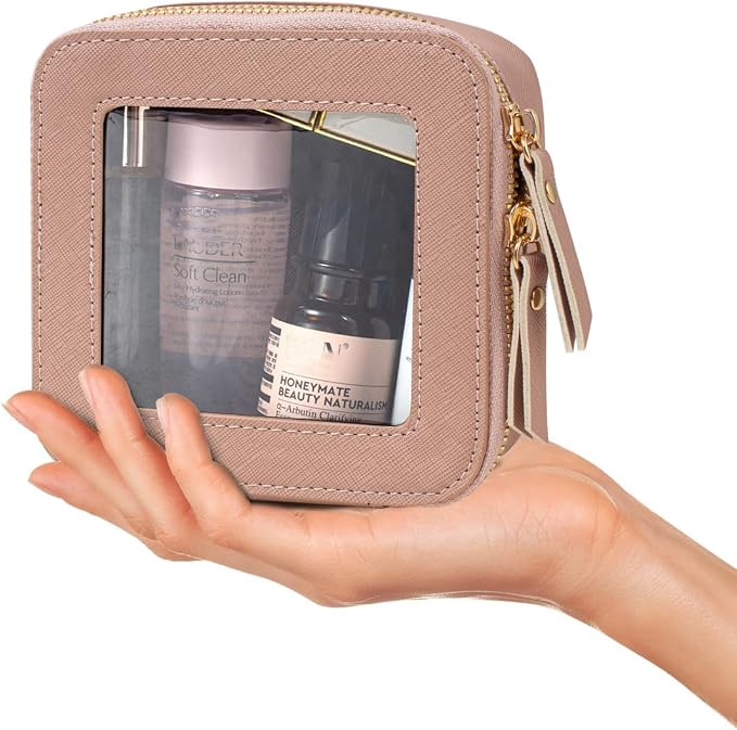Travel Clear Makeup Bag Set, TSA Approved Cosmetic Bag Case - Image 7