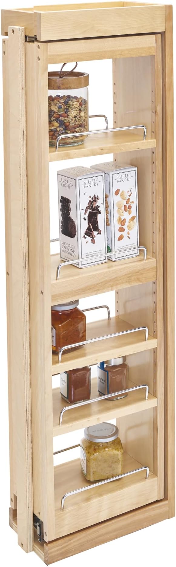 Rev-A-Shelf Kitchen Cabinet Pullout Wall Filler Wooden Organizer Slide Out - Image 8