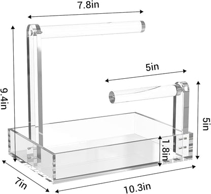 LUGUNU 2-Tier Bracelet Holder & Necklace Display Stand - Image 5
