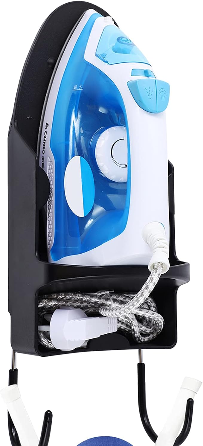 Ironing Board Hanger Wall Mount, Iron Hanger by DOUBLE2C
