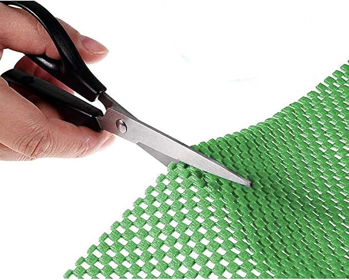 Shelf Liner Drawer Liner Non-Slip Mat Shelves Liners 12" X6.5’ Grid Pattern PVC - Image 2