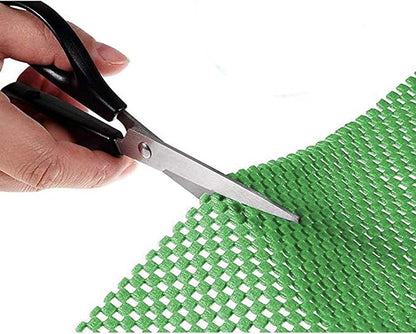 Shelf Liner Drawer Liner Non-Slip Mat Shelves Liners 12" X6.5’ Grid Pattern PVC - Image 2