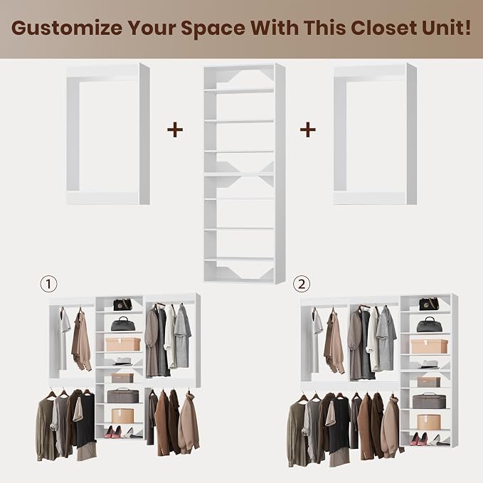 ROOMTEC Modular Closet System, Wooden Tower - Image 7
