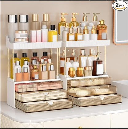 caktraie 2 Pack Bathroom Organizers and Storage by shoeboxesanddeskorganizers