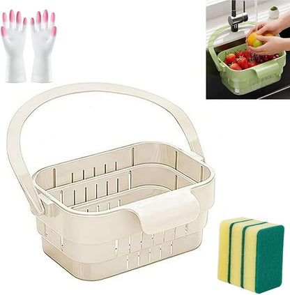 Foldable Hanging Sink Drain, No-Drill Hanging Drain Rack by Unknown