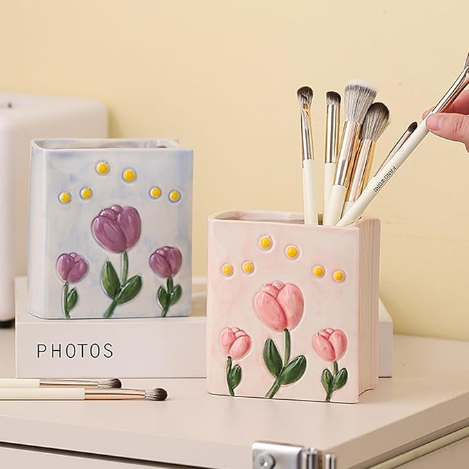 Book Vase Flower Pencil Cup Pen Holder - Image 2