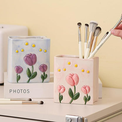 Book Vase Tulip Pencil Cup Pen Holder - Image 2