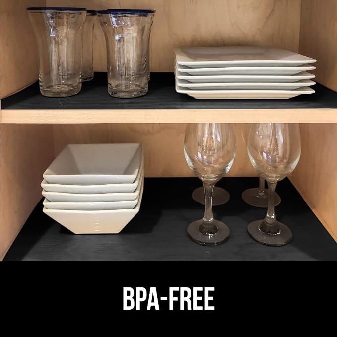 GORILLA GRIP DuraGuard Shelf Liner, Non-Adhesive Cabinet Liners - Image 6