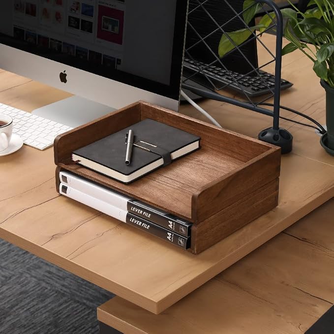 Desktop File Trays Stackable Paper Tray - Image 2