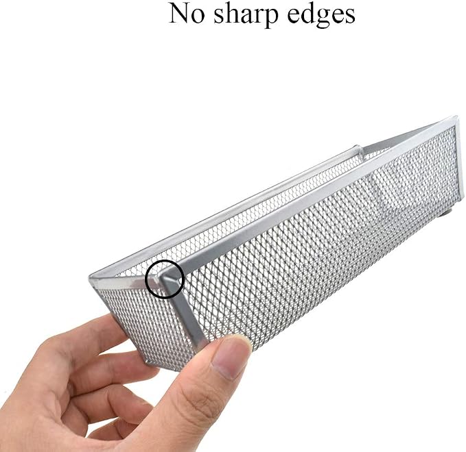 HAHIYO Stackable Mesh Tray Cup 9 x 3 x 2 inches Sturdy Container - Image 6