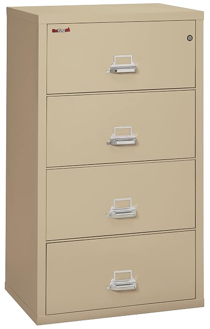 FireKing Lateral 4 Drawer Legal and Letter Fire Safe File Cabinet by FireKing