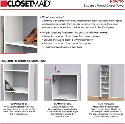 ClosetMaid SuiteSymphony Wood Closet Organizer Kit - Image 5